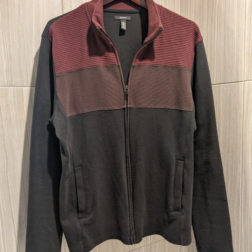 Alfani Zip-up Sweater Jacket